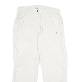 DRYLON Womens White Regular Zip Trousers W32 L30 Lightweight Outdoor Casual