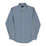 Ralph Lauren Checked Shirt - Medium Blue Cotton