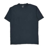 Dickies Tall T-Shirt - XL Navy Cotton