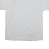 CHAMPION Mens Grey Mocha Nut Coffee Shop Graphic T-Shirt L Short Sleeve Crew