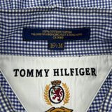 Tommy Hilfiger Checked Shirt - Large Blue Cotton