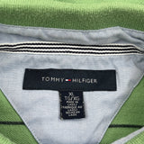 Tommy Hilfiger Striped Polo Shirt - XL Black Cotton