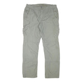 CHARLES VOGELE Mens Regular Fit Beige Polyester Blend Trousers W34 L31 Cargo