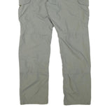 CHARLES VOGELE Mens Regular Fit Beige Polyester Blend Trousers W34 L31 Cargo