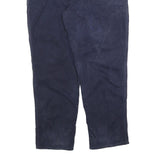 CARHARTT Mens Navy Blue Regular Fit Straight Leg Trousers W40 L32 Cotton Blend