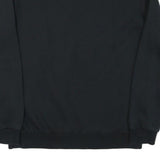 PUMA Mens Black Cotton Blend Crew Neck Sweatshirt M Logo Print Casual