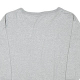 NIKE Womens Grey Sweatshirt Crew Neck M Lightweight Cotton Blend Casual
