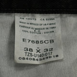 Unbranded Carpenter Pants - 36W 32L Black Cotton