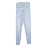 LEVI'S Mile High Super Skinny Big E Womens Jeans Blue Slim Skinny Denim Light