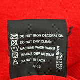 Screen Stars Single Stitch Long Sleeve T-Shirt - Medium Red Cotton Blend