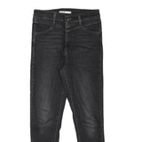 LEVI'S Womens Slim Black Denim Slim Skinny Jeans Cotton Blend W27 L26 Stylish