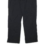 CRIVIT Womens Relaxed Black Polyester Blend Trousers W31 L30 Outdoor Casual Zip