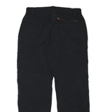 CRIVIT Womens Relaxed Black Polyester Blend Trousers W31 L30 Outdoor Casual Zip