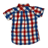 Age 6 Tommy Hilfiger Checked Short Sleeve Shirt - Small Multicoloured Cotton