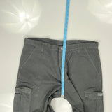 Wrangler Cargo Trousers - 40W 30L Black Cotton