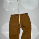 Dickies Carpenter Pants - 33W 31L Brown Cotton