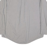 NAUTICA Mens Grey & Blue Tiny Check Long Sleeve Shirt L Classic Cotton