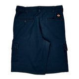 Dickies Cargo Shorts - 35″ Waist Navy Cotton