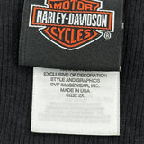 Harley Davidson Graphic Tank Top - 2XL Black Cotton