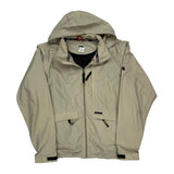 The North Face Windbreaker - Large Beige Nylon