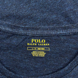 Polo By Ralph Lauren T-Shirt - Large Blue Cotton