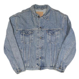 LEVI'S Mens Blue Denim Denim Jacket XL Cotton Classic Button Closure