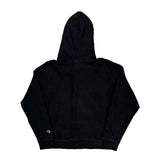 Reverse Weave Champion Hoodie - Large Black Cotton