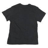 ADIDAS Mens Black Graphic T-Shirt L Short Sleeve Crew Neck Logo Print