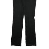 DICKIES Womens Cotton Blend Black Slim Straight Leg Trousers W28 L31 Workwear