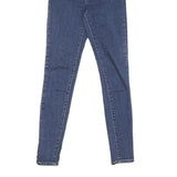 LEVI'S Big E Womens Jeans Blue Slim Skinny Denim Raw W24 L28 Button Fly