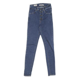 LEVI'S Big E Womens Jeans Blue Slim Skinny Denim Raw W24 L28 Button Fly