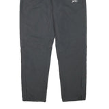 SLAZENGER Mens Joggers Black M W28 L30 Relaxed Tapered Polyester Blend