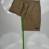 Patagonia Chino Shorts - 32W 9L Khaki Cotton
