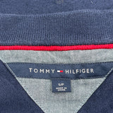 Tommy Hilfiger Striped Cardigan - Small Blue Cotton