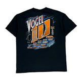 Justin Vogel Gildan Nascar T-Shirt - XL Black Cotton