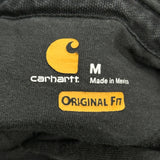 Outsmart. Outfish. Outlast. Carhartt Hoodie - Medium Black Cotton