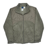 Reebok Full Zip Fleece Jacket - XL Gray Polyester