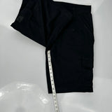 Dickies Cargo Shorts - 34W 10L Black Cotton Blend