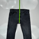 501 Levis Jeans - 36W 30L Grey Cotton