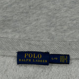 Polo By Ralph Lauren Sweatshirt - Large Grey Cotton