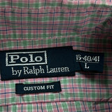 Polo By Ralph Lauren Checked Shirt - Large Pink Cotton
