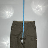 Wrangler Cargo Cargo Trousers - 33W 34L Grey Cotton