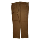 Dickies Carpenter Pants - 40W 32L Brown Cotton Blend