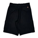 Dickies Cargo Shorts - 34W 10L Black Cotton