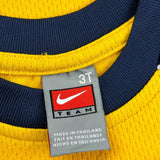 Age 3 Marquette Nike T-Shirt - 2XS Yellow Polyester