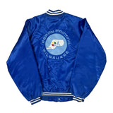 Perry Printing Milwaukee Hartwell Varsity Jacket - Large Blue Polyester