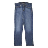 CALVIN KLEIN JEANS Womens Blue Regular Straight Denim Medium W30 L28 Zip Closure