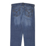CALVIN KLEIN JEANS Womens Blue Regular Straight Denim Medium W30 L28 Zip Closure