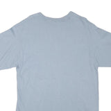 NIKE Mens Blue M Short Sleeve Crew Neck Cotton Blend Plain Classic T-Shirt