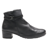FLUCHOS Ankle Boots Black Leather Womens UK 5